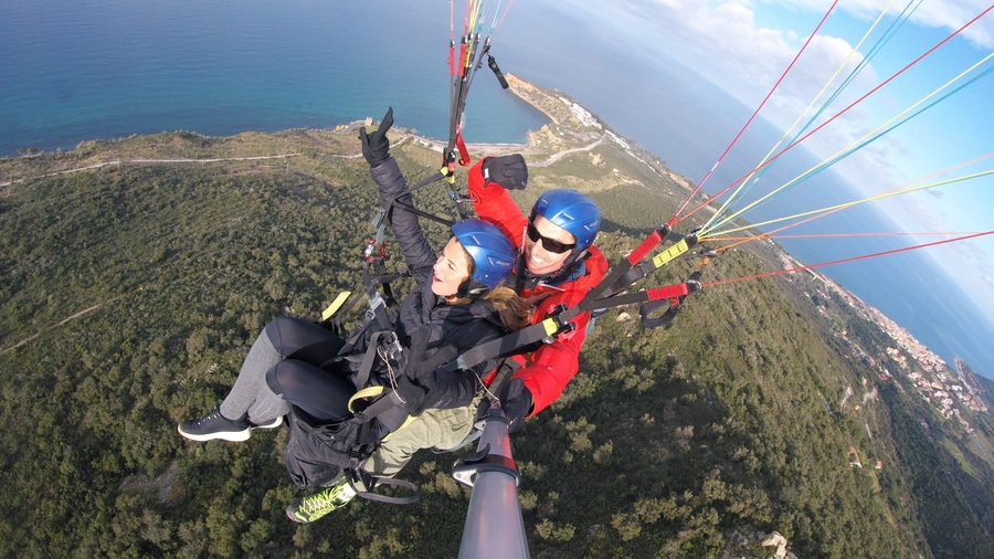 Volo in Parapendio in Sicilia