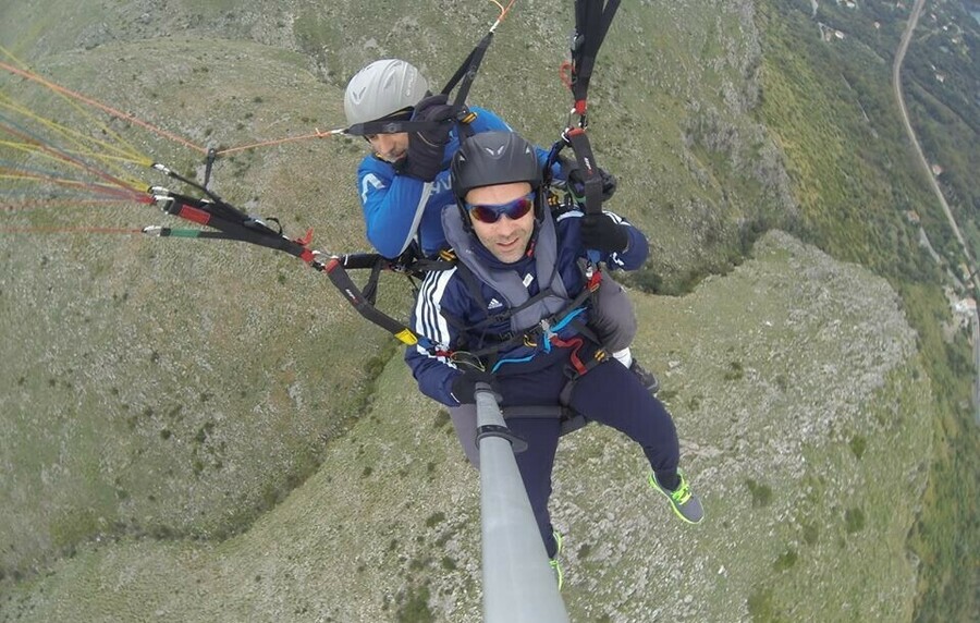 Volo in Parapendio nel Cilento