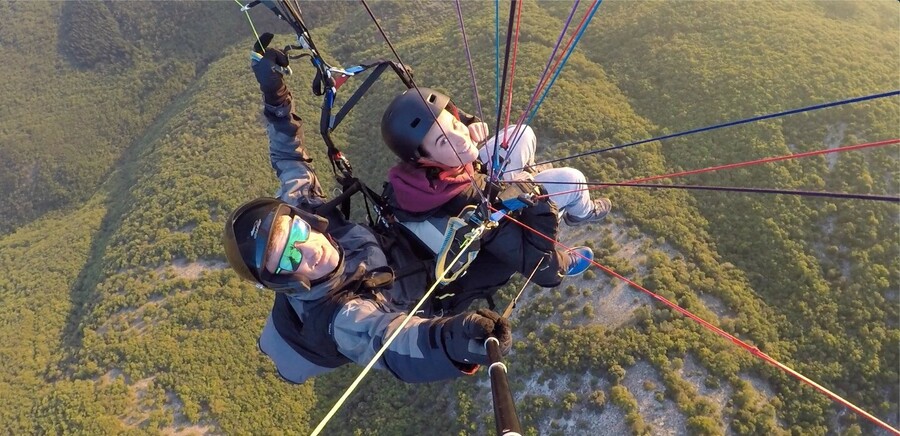 Parapendio in Umbria