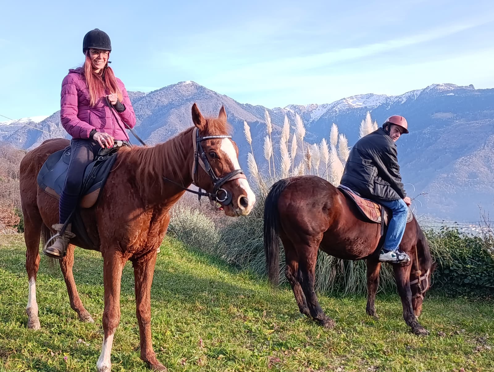 Passeggiata a cavallo privata di coppia al Lago Moro