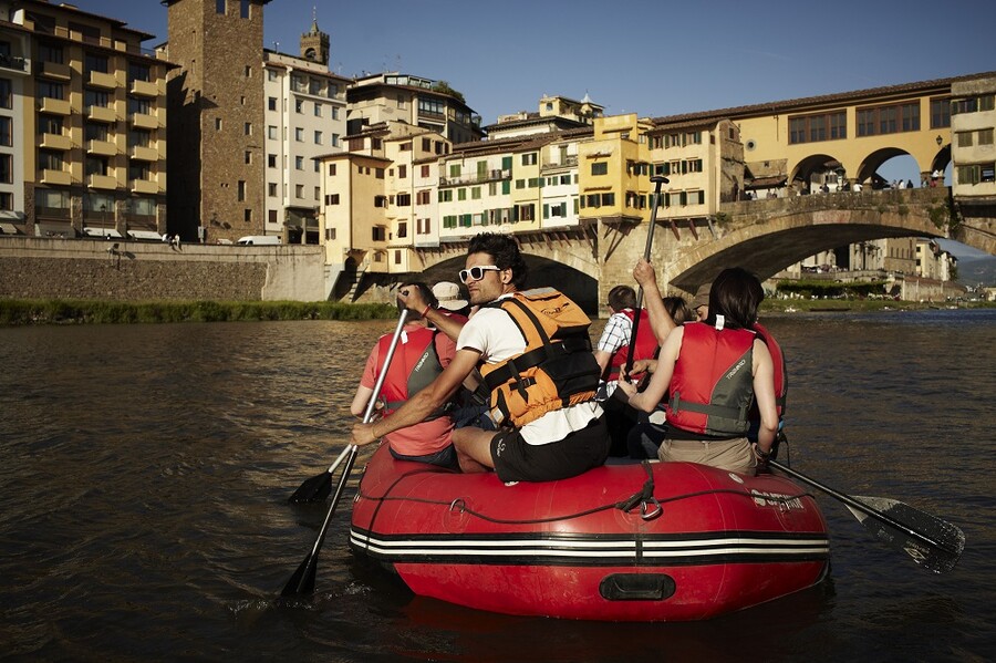 Rafting a Firenze sul fiume Arno e in Toscana sul Sieve