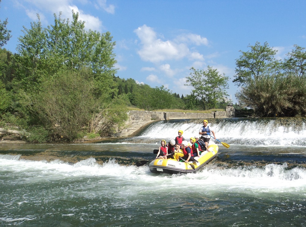 Rafting a Firenze sul fiume Arno e in Toscana sul Sieve