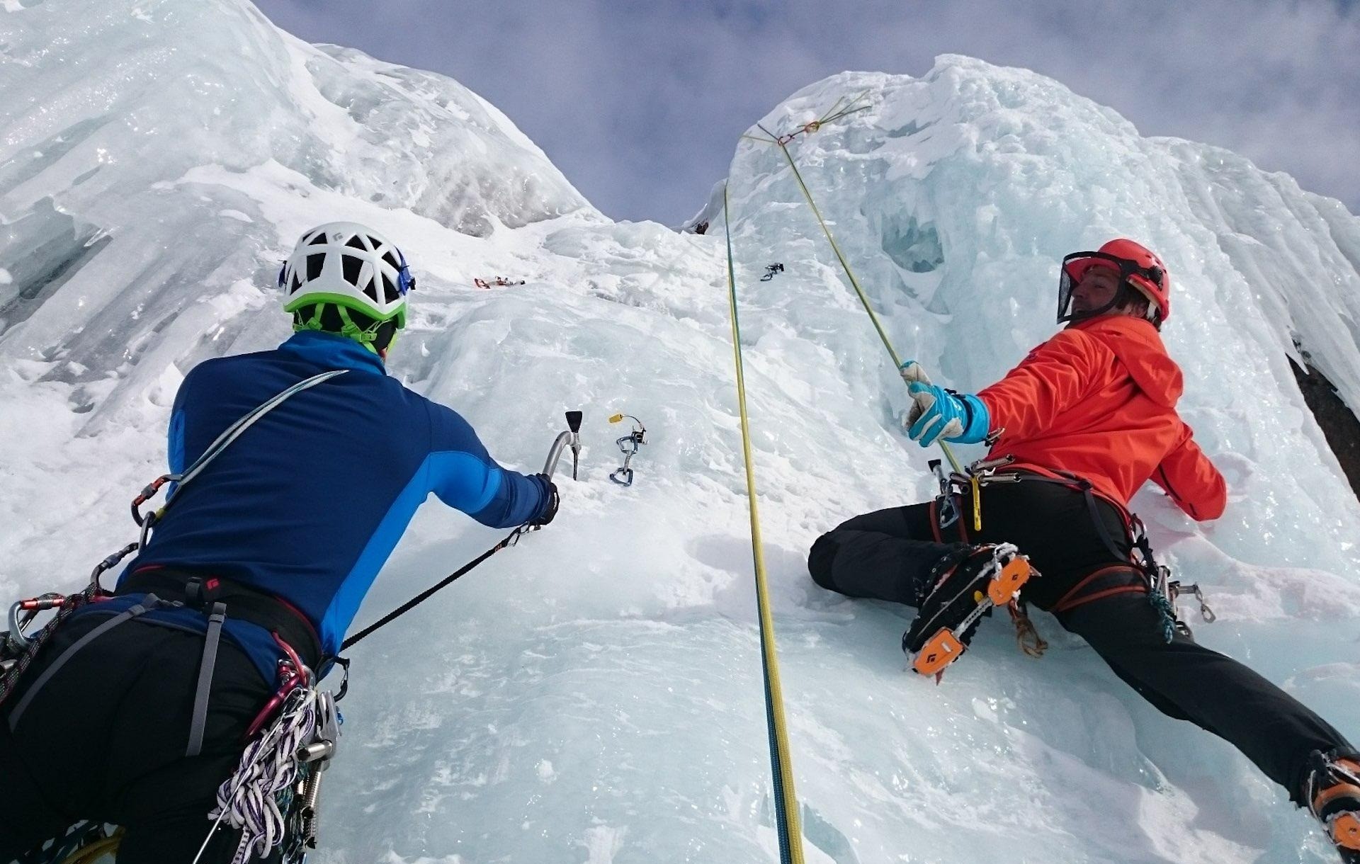 Corso di Arrampicata sul Ghiaccio in Trentino
