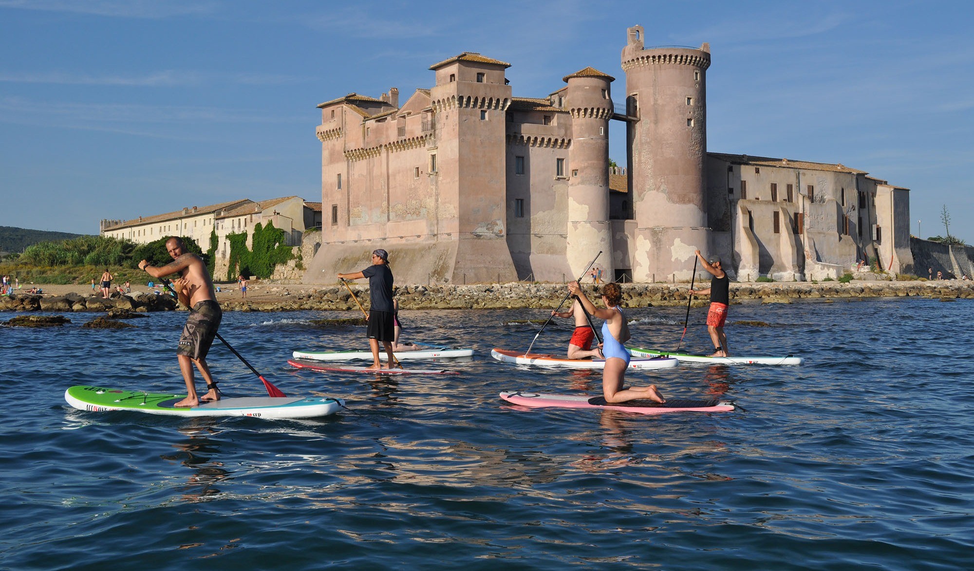 Escursione in SUP a Santa Severa