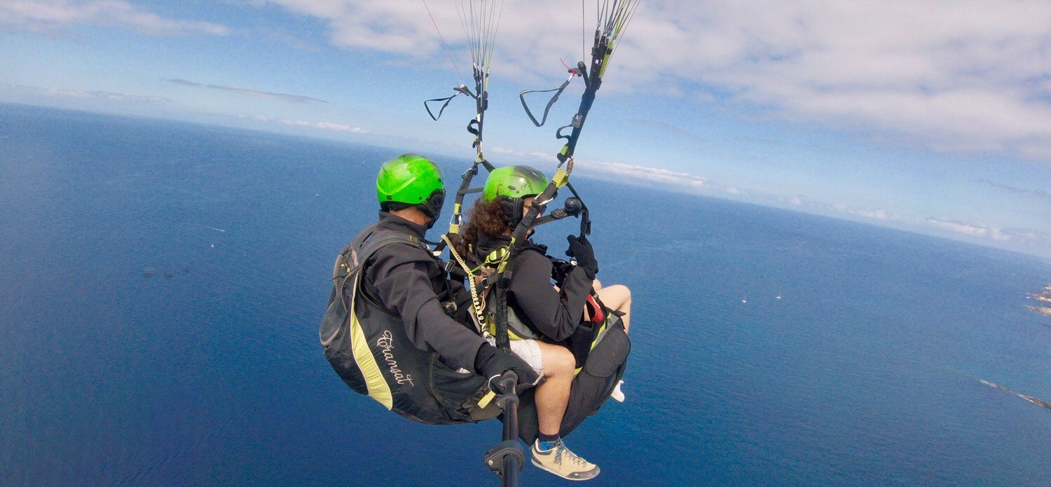 Parapendio sul mare a Pizzo Calabro