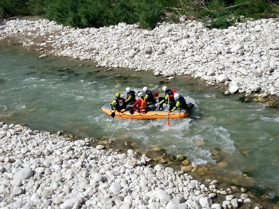 Rafting in Abruzzo sul Fiume Aventino