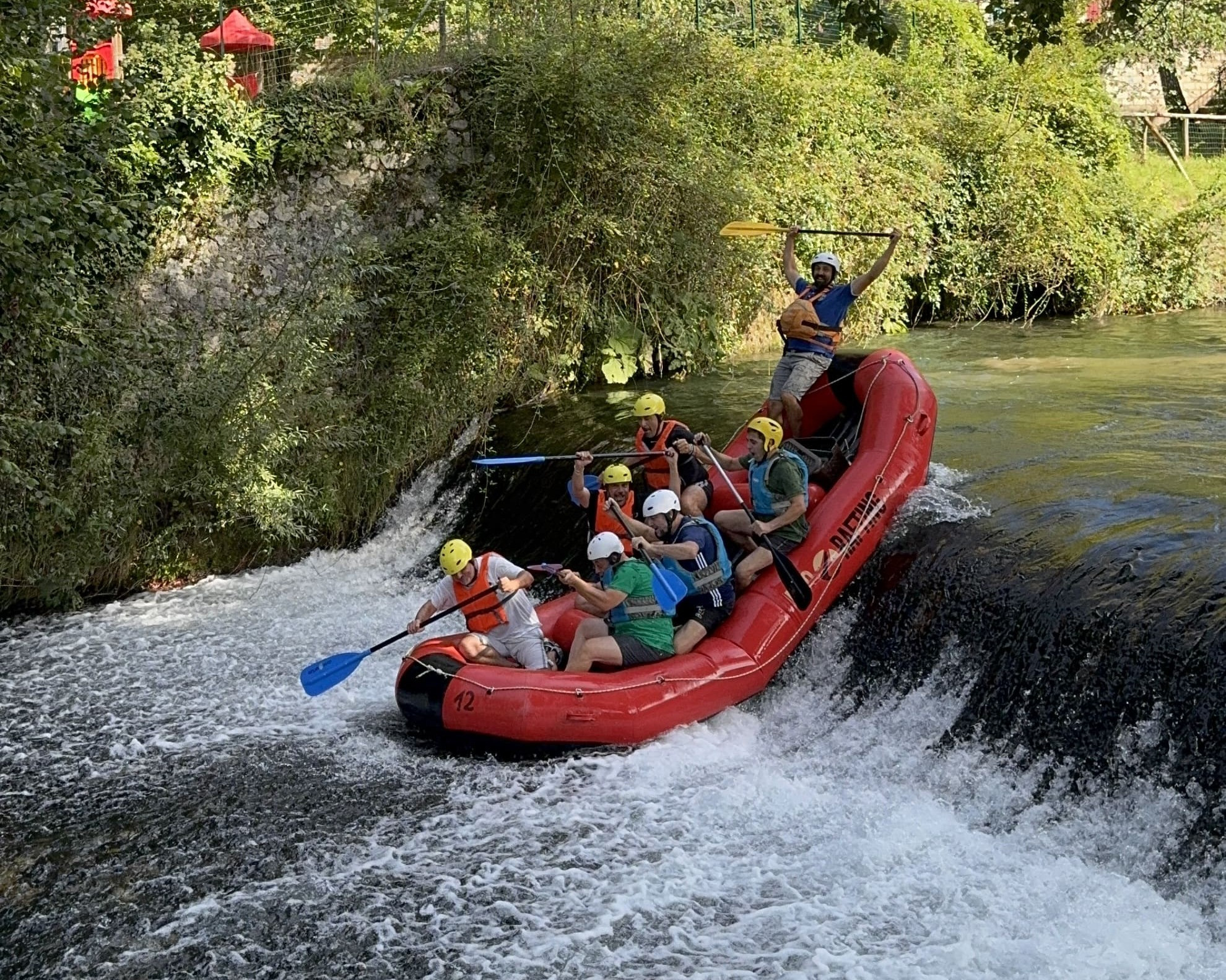 Soft Rafting a Subiaco sul fiume Aniene