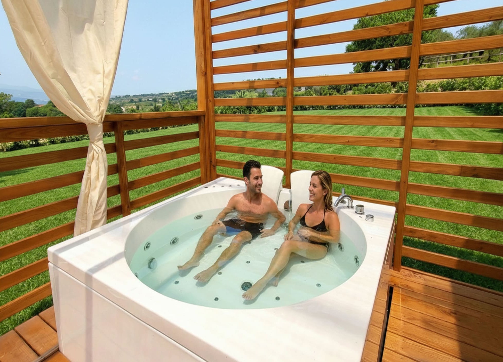 Soggiorno di Coppia in Lodge con Jacuzzi ad Arezzo