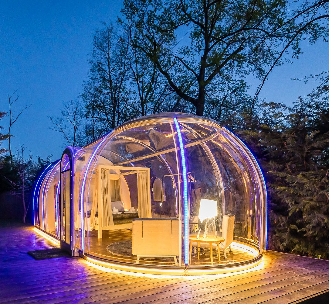 Bubble Room: dormire sotto le stelle in Italia
